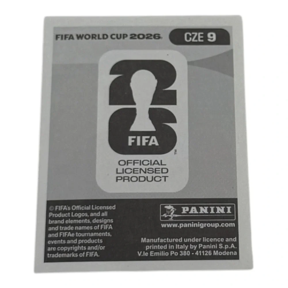 Panini FIFA World Cup 2026 Michal Sadilek CZE 9 SK Slavia Praha Sticker